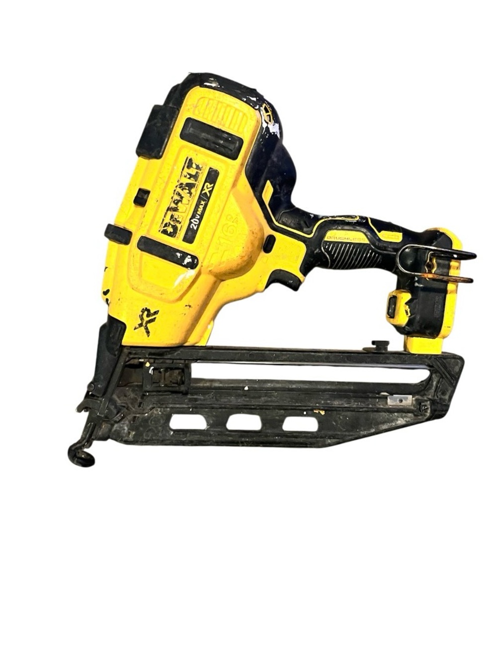DeWALT 20v MAX XR 16 gauge brushless motor nail gun